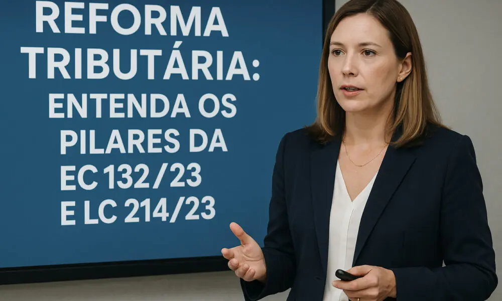 Reforma Tributária: Entenda os Pilares da EC 132/23 e LC 214/23 (Curso Grátis)